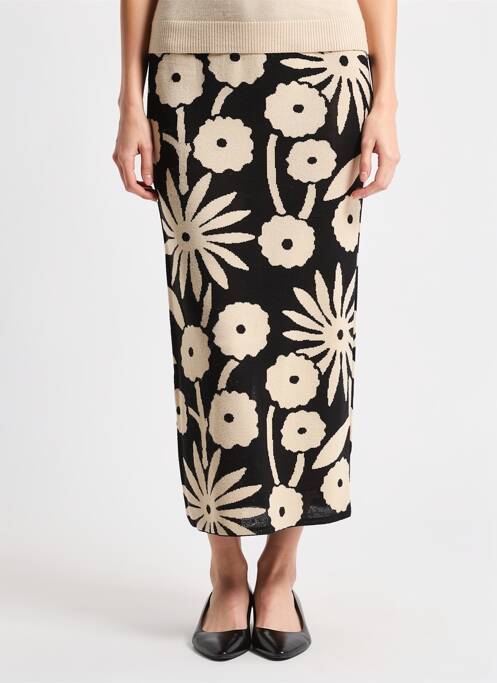 Jupe longue taille normale noir COMPAÑIA FANTASTICA femme