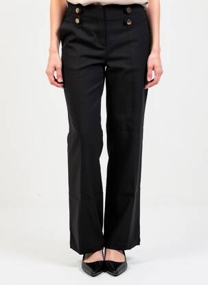 Pantalon droit poches noir VERO MODA femme