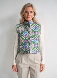 Veste casual coupe droite vert HOD femme