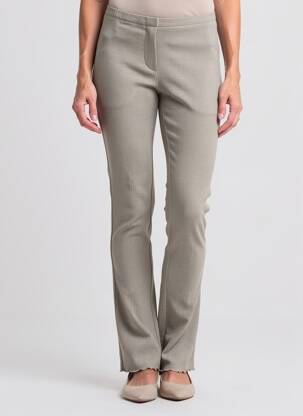 Pantalon slim taille élastique taille normale vert HUMANOID femme