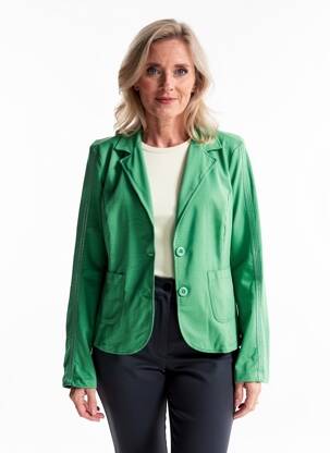 Veste casual coupe cintrée vert LACOMY femme