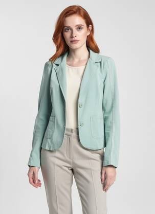 Veste casual coupe cintrée bleu LACOMY femme