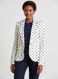 Veste casual coupe cintrée blanc LACOMY femme