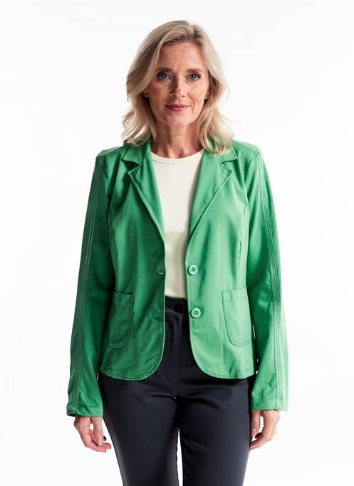 Veste casual coupe cintrée vert LACOMY femme