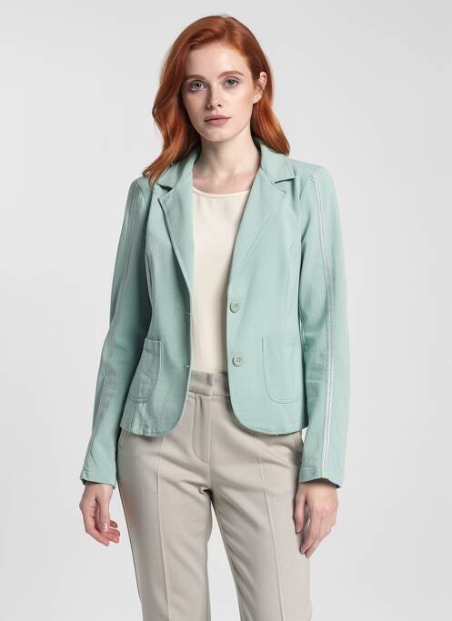 Veste casual coupe cintrée bleu LACOMY femme