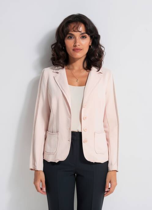 Veste casual coupe cintrée rose LACOMY femme