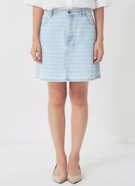 Jupe courte poches bleu GARCIA femme