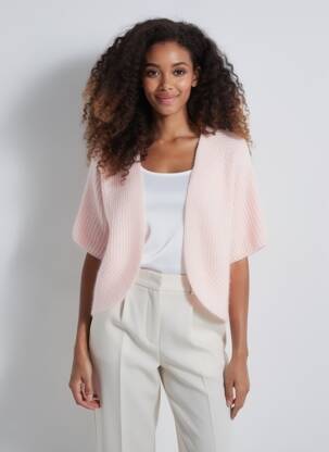 Gilet sans manche coupe cintrée rose VICTORIA femme