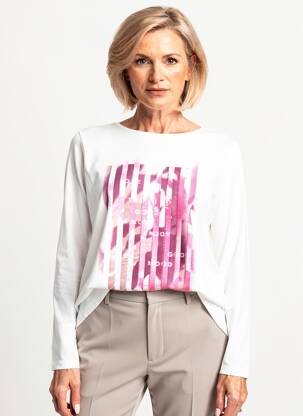T-shirt manches longues manches longues violet GERRY WEBER femme