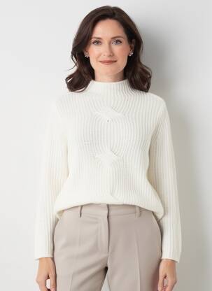 Pull stretch manches longues beige GERRY WEBER femme