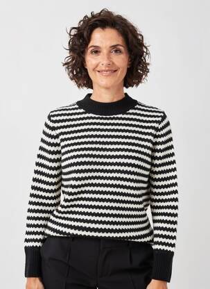 Pull stretch manches longues noir GERRY WEBER femme