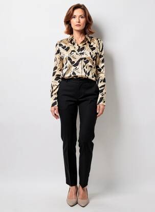 Chemisier coupe cintrée manches longues beige GERRY WEBER femme
