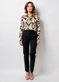 Chemisier coupe cintrée manches longues beige GERRY WEBER femme