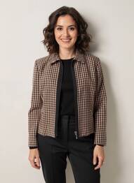 Manteau court poches sans capuche orange PAUL MATIS femme