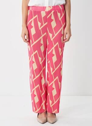 Pantalon droit taille élastique taille normale rose GERRY WEBER femme