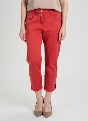 Pantalon 7/8 stretch taille normale rouge GERRY WEBER femme