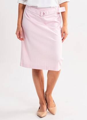Jupe mi-longue stretch rose GERRY WEBER femme