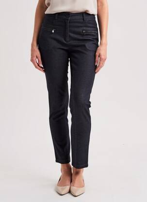 Pantalon slim stretch taille normale bleu VOODOO femme