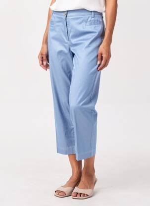 Pantalon 7/8 stretch taille normale bleu JUMFIL femme