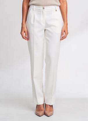 Pantalon slim taille haute taille haute beige JUMFIL femme