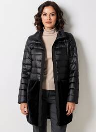Doudoune poches sans capuche noir VOODOO femme