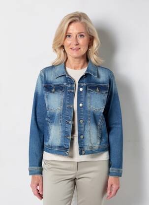 Veste casual poches bleu VOODOO femme