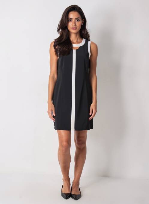 Robe courte sans manche sans manche noir JUMFIL femme