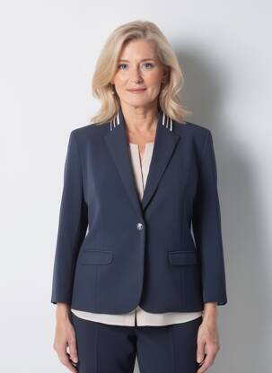 Blazer poches bleu JUMFIL femme