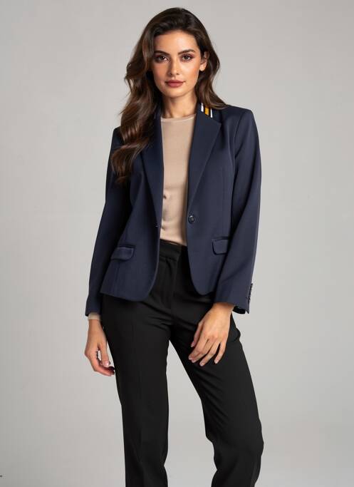Blazer coupe cintrée bleu JUMFIL femme