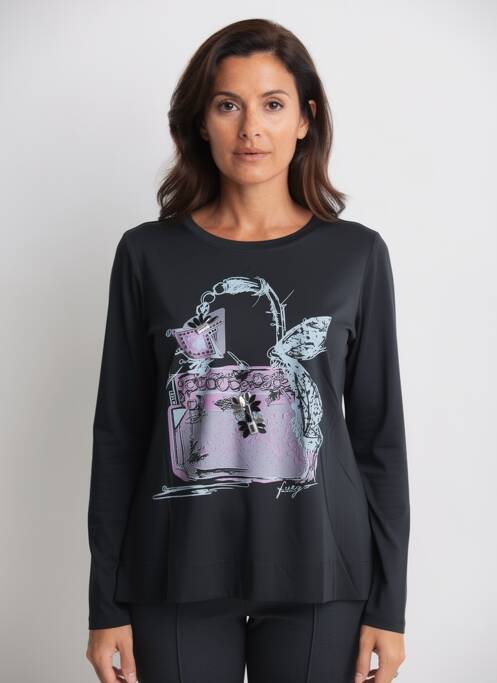 T-shirt manches longues manches longues noir FUEGO WOMAN femme