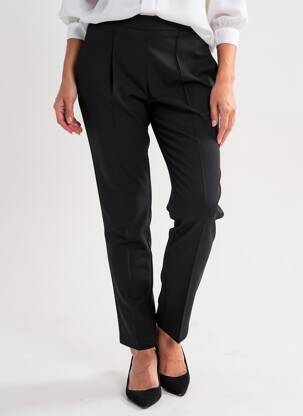 Pantalon slim taille élastique taille normale noir JUMFIL femme