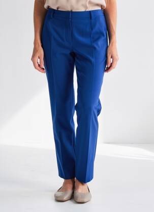 Pantalon slim taille haute taille haute bleu JUMFIL femme