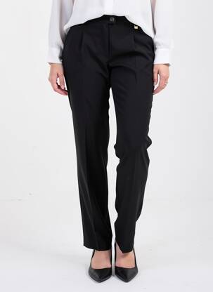 Pantalon slim taille haute taille haute noir JUMFIL femme