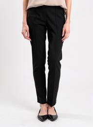 Pantalon slim taille élastique taille normale noir JUMFIL femme
