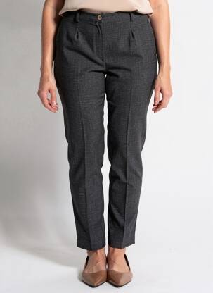 Pantalon slim taille haute taille haute noir JUMFIL femme