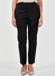 Pantalon slim taille élastique taille normale noir JUMFIL femme