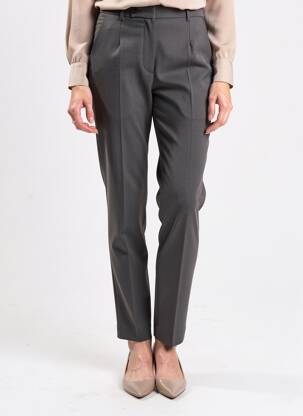 Pantalon slim taille haute taille haute gris JUMFIL femme