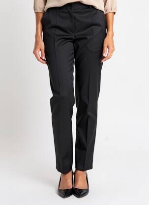 Pantalon slim taille haute taille haute noir JUMFIL femme