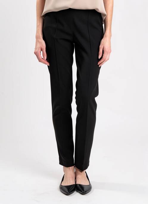 Pantalon slim taille élastique taille normale noir JUMFIL femme
