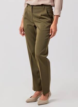 Pantalon slim taille haute taille haute vert JUMFIL femme
