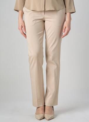 Pantalon slim taille élastique taille normale beige JUMFIL femme