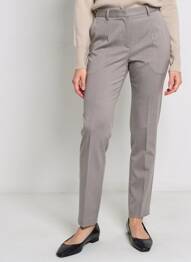 Pantalon slim stretch taille normale marron JUMFIL femme