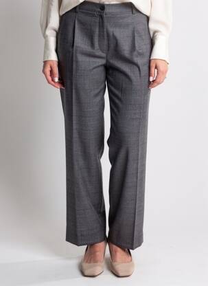 Pantalon droit stretch taille normale gris JUMFIL femme