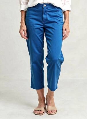 Pantacourt stretch taille normale bleu JUMFIL femme