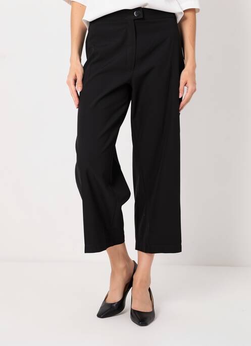 Pantalon 7/8 taille élastique taille normale noir JUMFIL femme