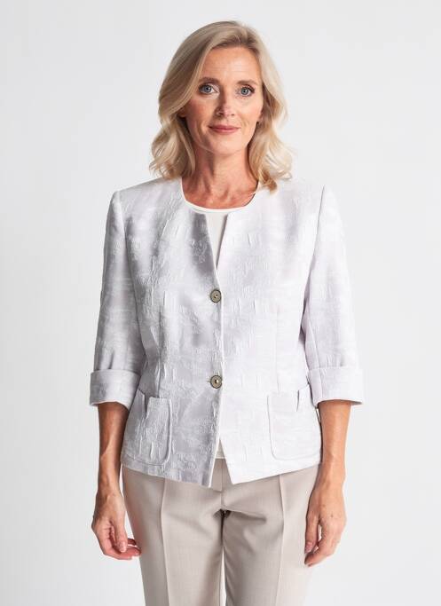 Veste chic fermeture boutonnée sur le devant gris QUATTRO femme