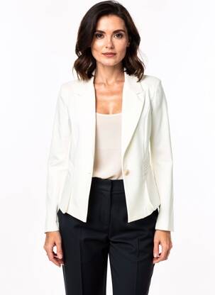 Blazer poches blanc QUATTRO femme