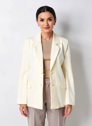 Blazer poches beige MD'M femme