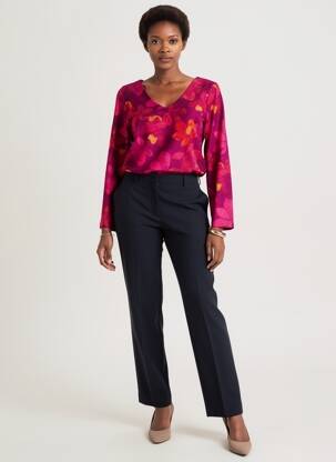 T-shirt manches longues manches longues violet AGATHE & LOUISE femme