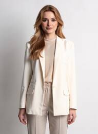 Blazer poches beige SIGNE NATURE femme